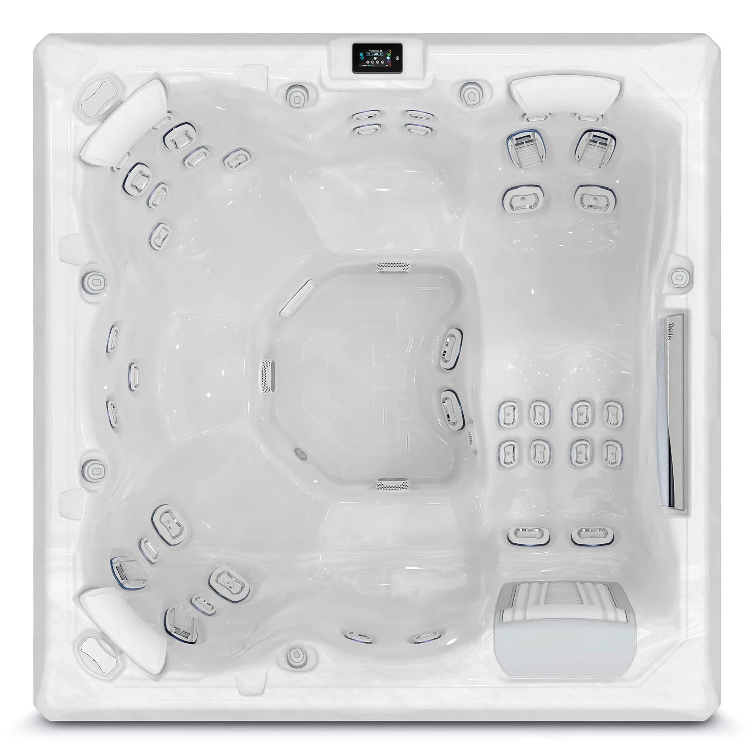 WELLIS Peaklife hot tub Atlas essential Life up view 1500 V2