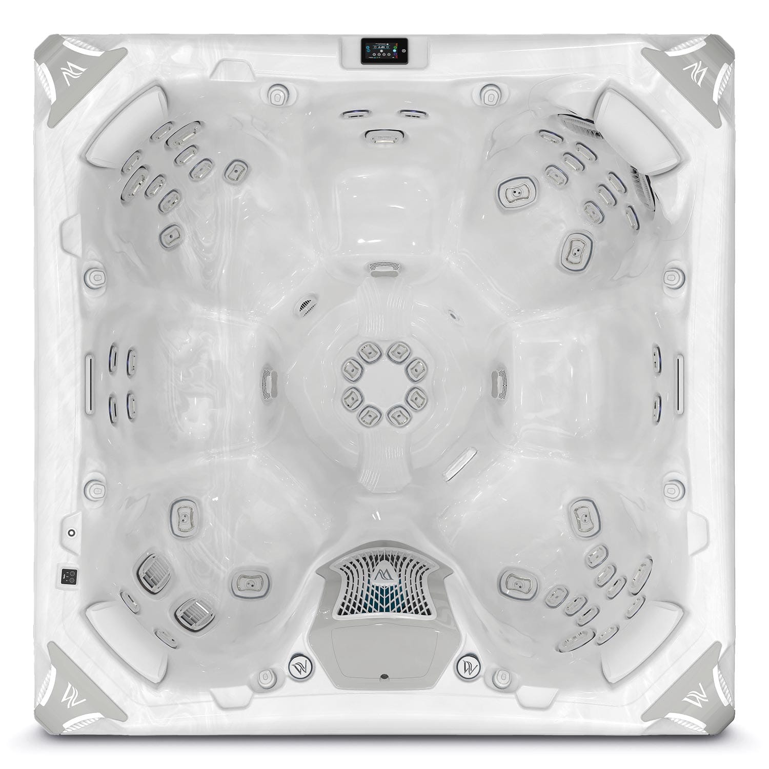 WELLIS Peaklife hot tub Elbrus Life up view 1500