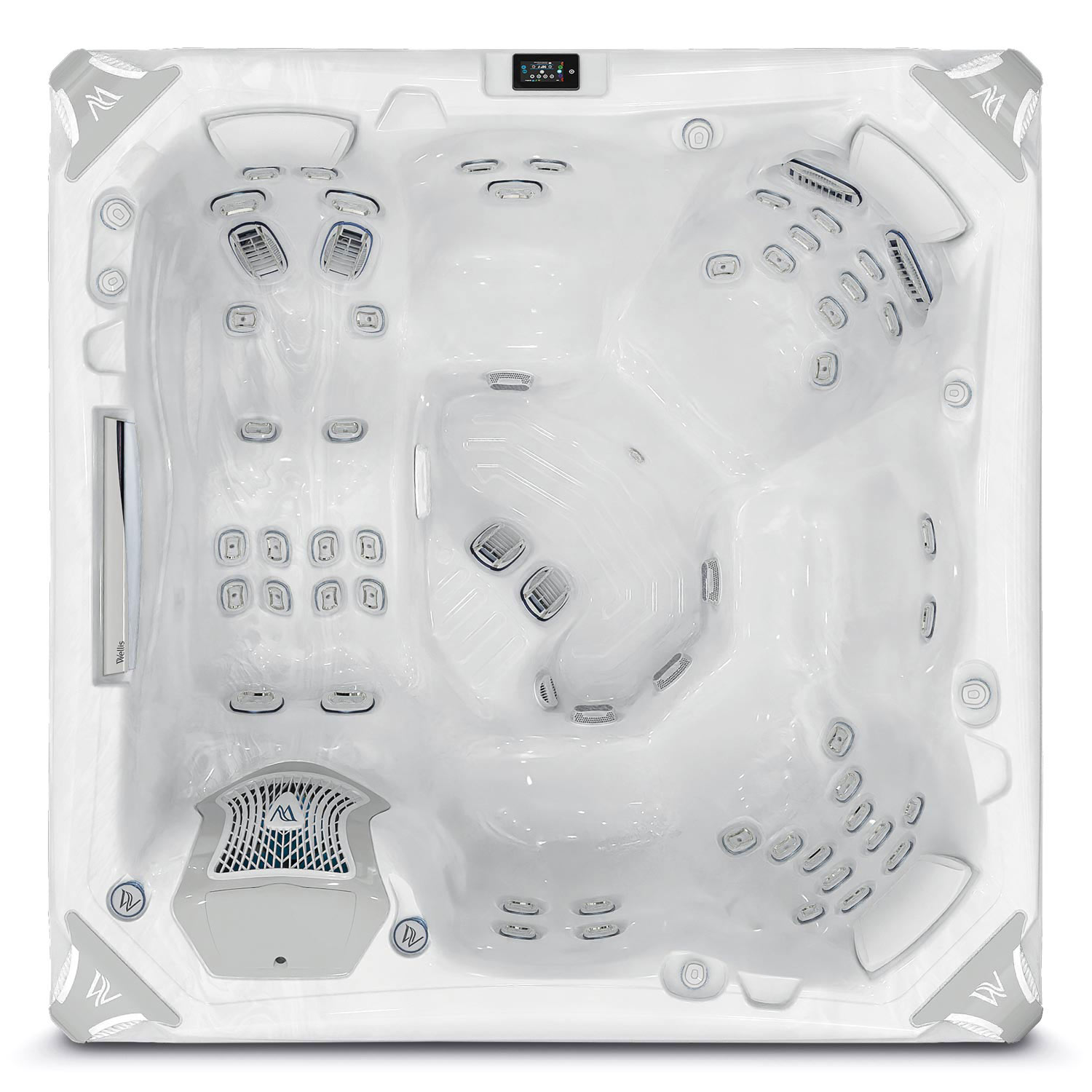 WELLIS Peaklife hot tub Kilimanjaro essential Life up view 1500 V2