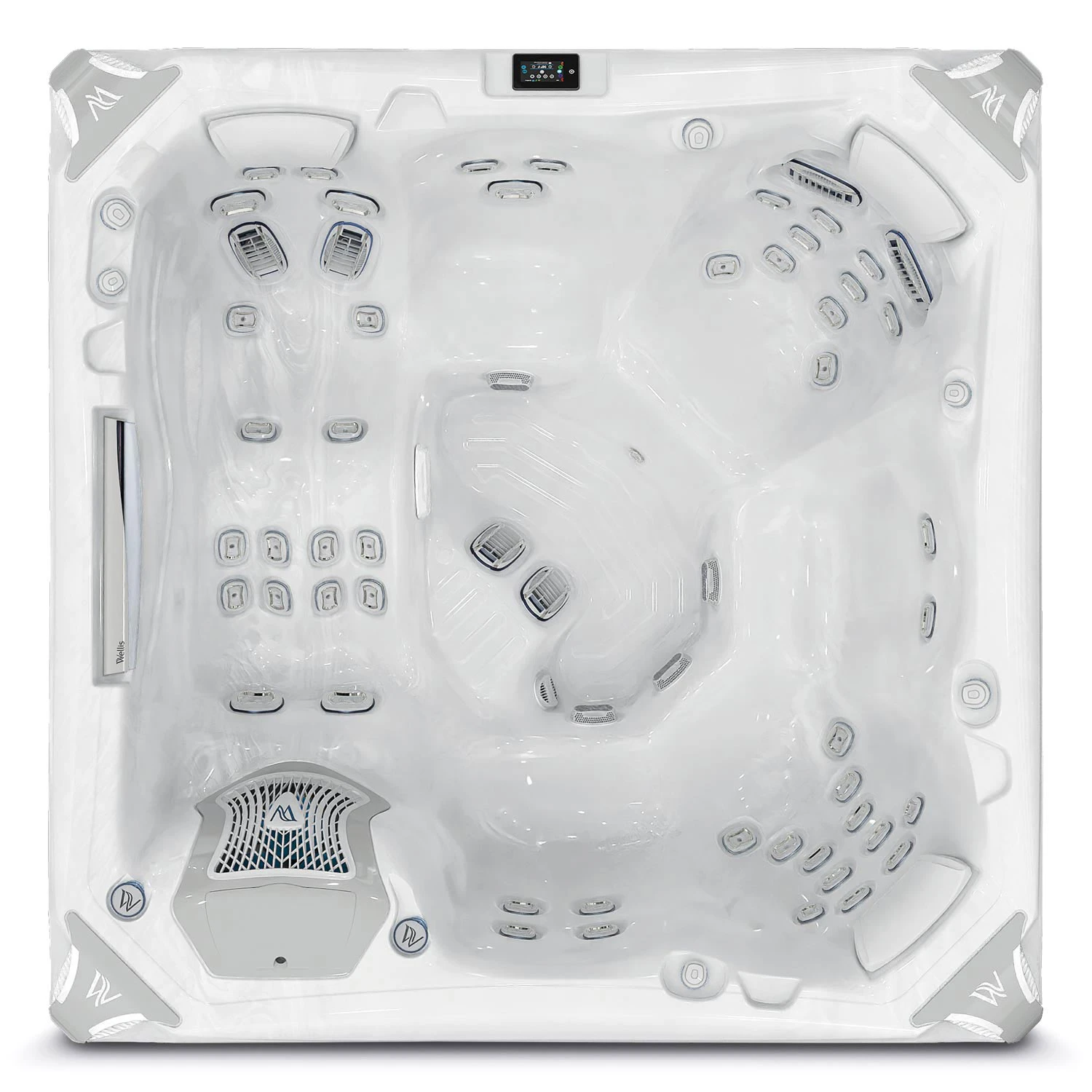 WELLIS Peaklife hot tub Kilimanjaro essential Life up view 1500 V2